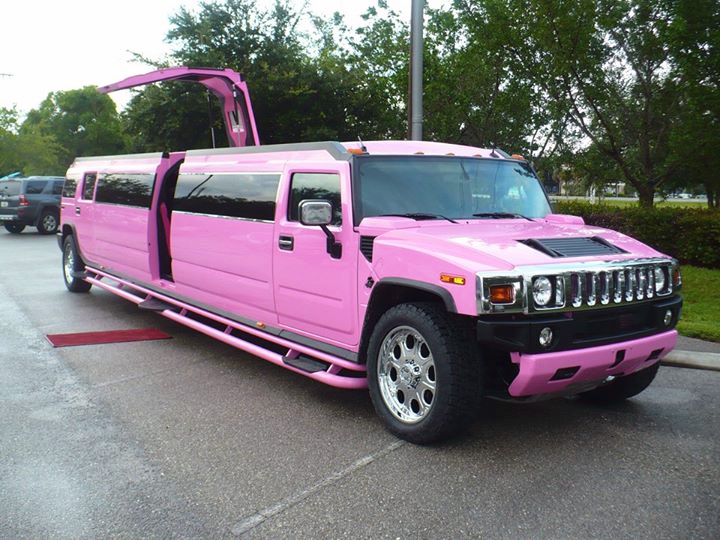 Pinellas Park Pink Hummer Limo 
